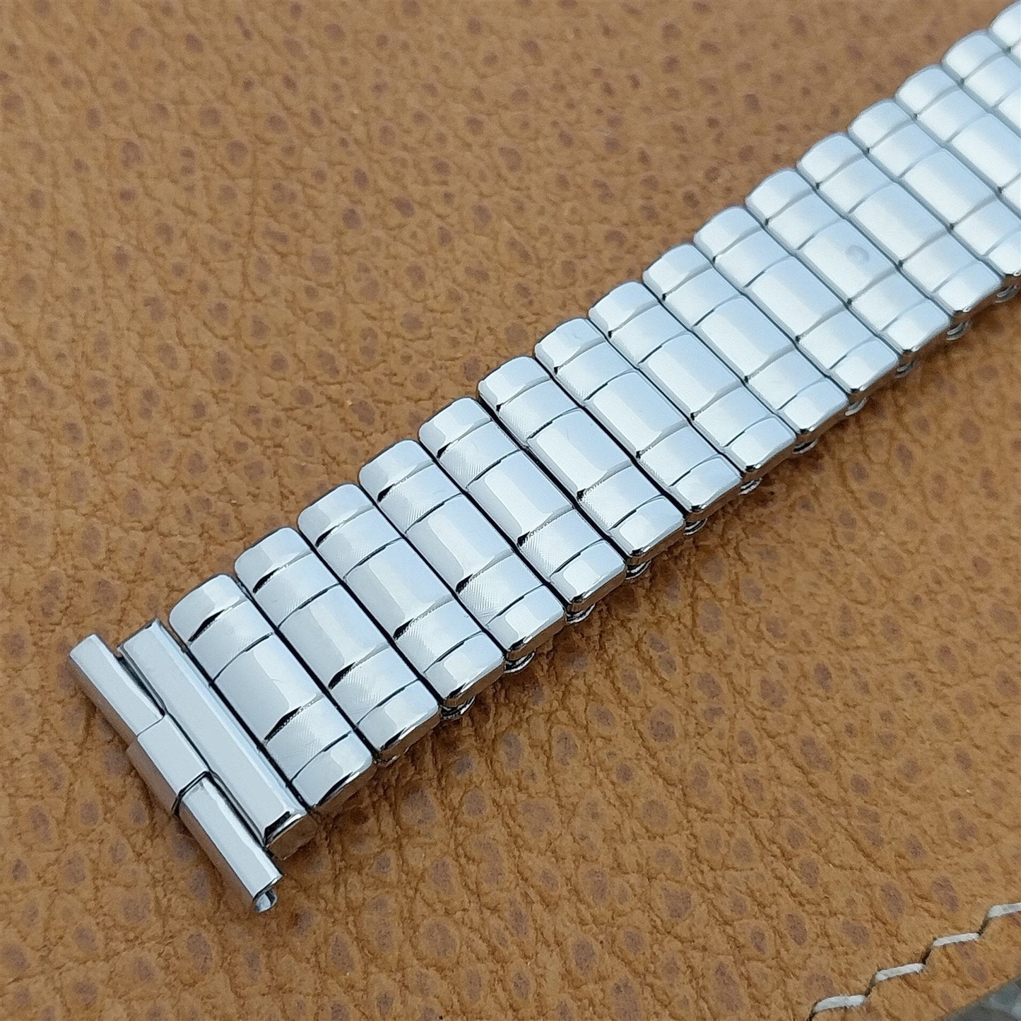 1960s 19mm Stainless Steel JB Champion mcm nos Vintage Watch Band