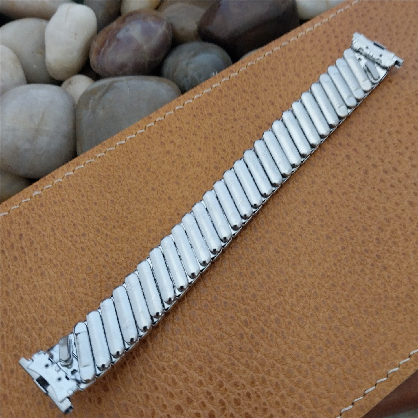 1960s 19mm Stainless Steel JB Champion mcm nos Vintage Watch Band