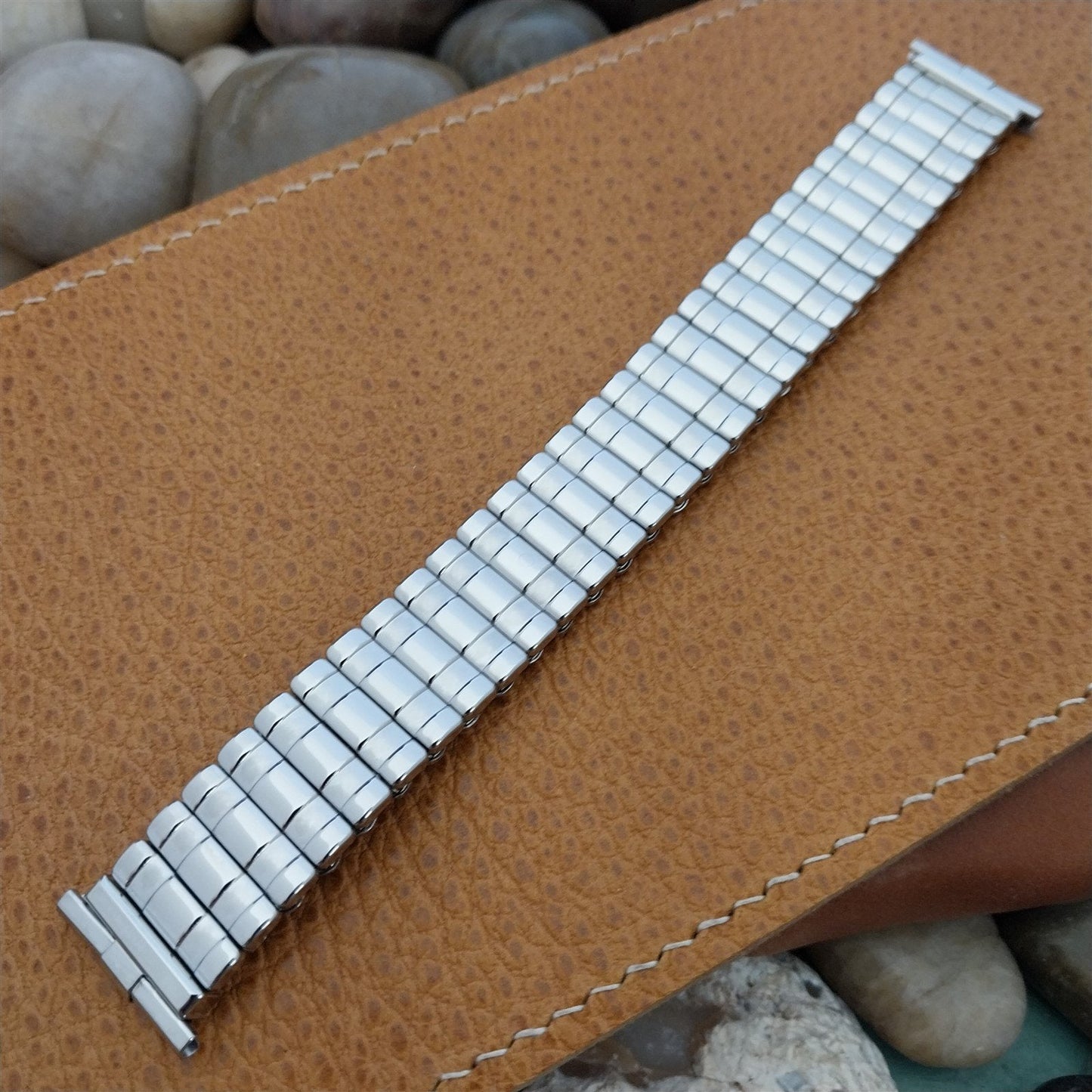 1960s 19mm Stainless Steel JB Champion mcm nos Vintage Watch Band