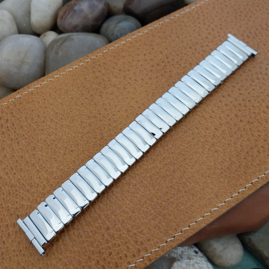 1960s 19mm 18mm Stainless Steel JB Champion mcm nos Vintage Watch Band