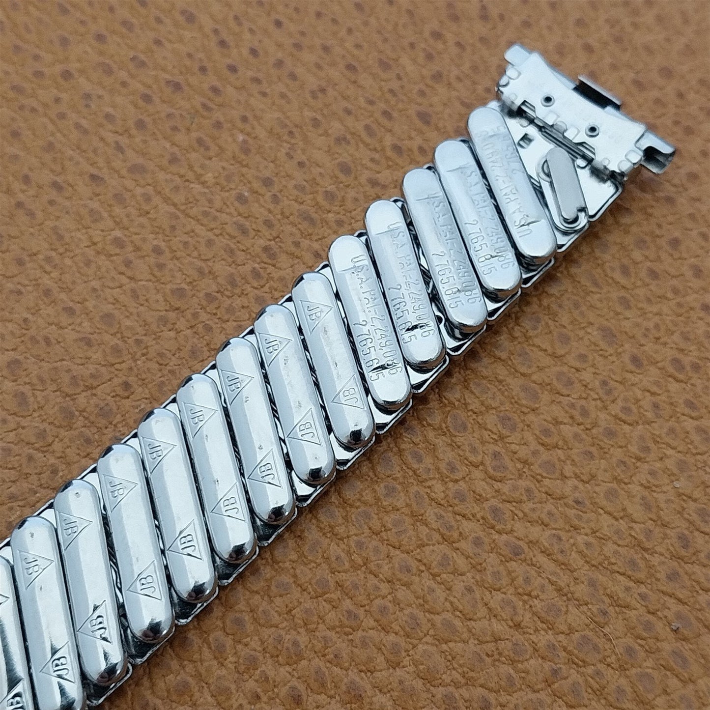 Vintage 1960s 19mm 18mm 17mm Stainless Steel Classic JB Champion mcm Watch Band