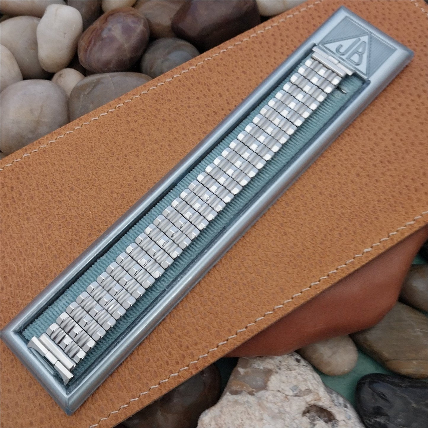 Vintage 19mm 18mm 17mm 1960s Stainless Steel JB Champion mcm Watch Band