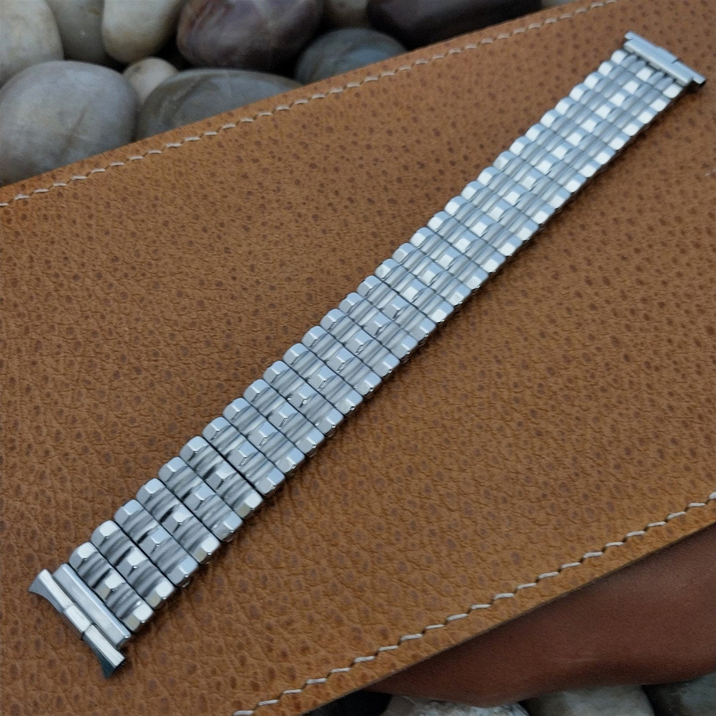 Vintage 19mm 18mm 17mm 1960s Stainless Steel JB Champion mcm Watch Band