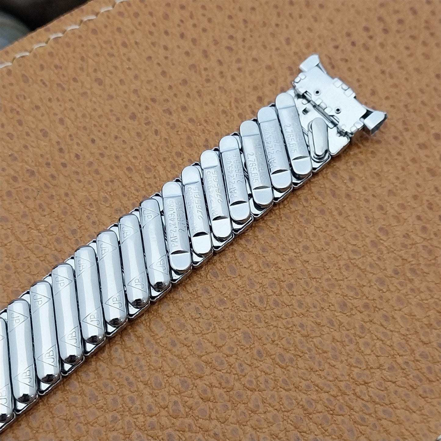 Vintage 19mm 18mm 17mm 1960s Stainless Steel JB Champion mcm Watch Band