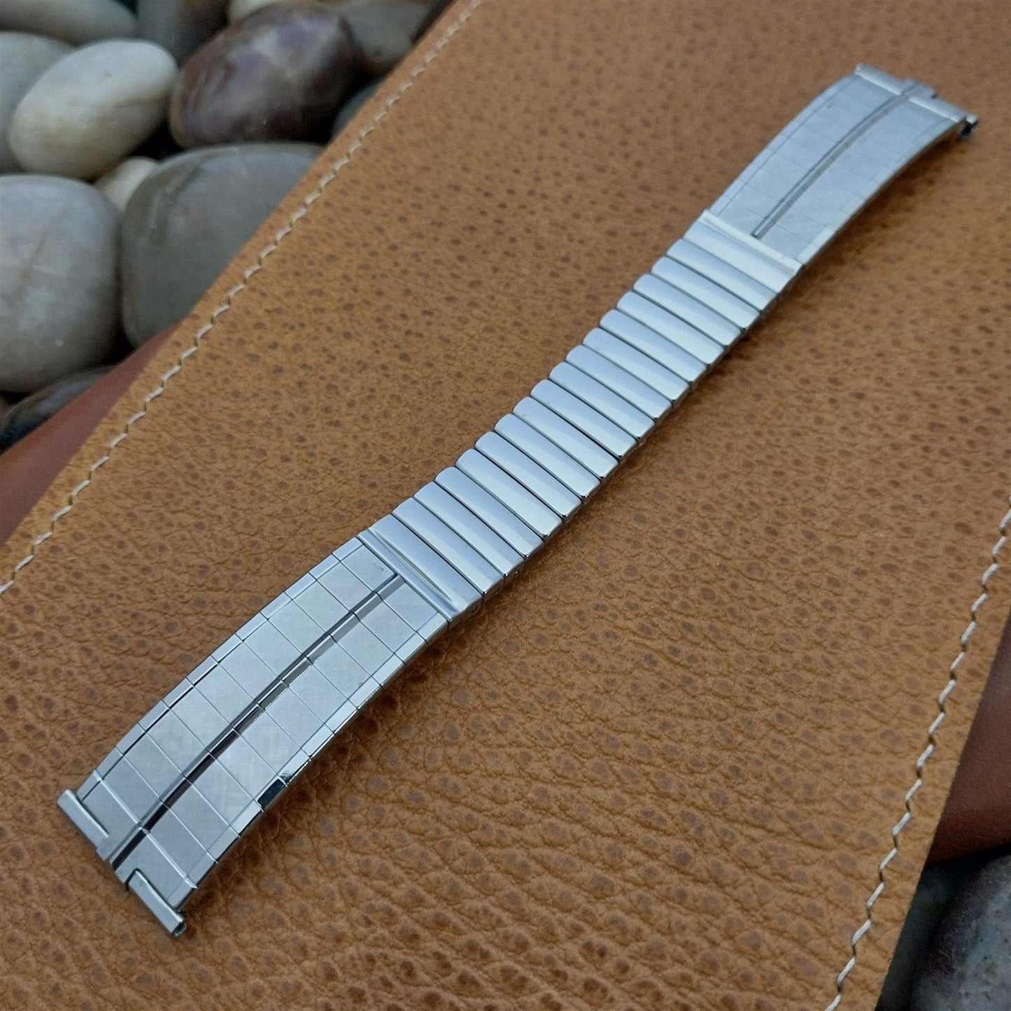 19mm 18mm nos 1960s Stainless Steel JB Champion Unused Vintage Watch Band