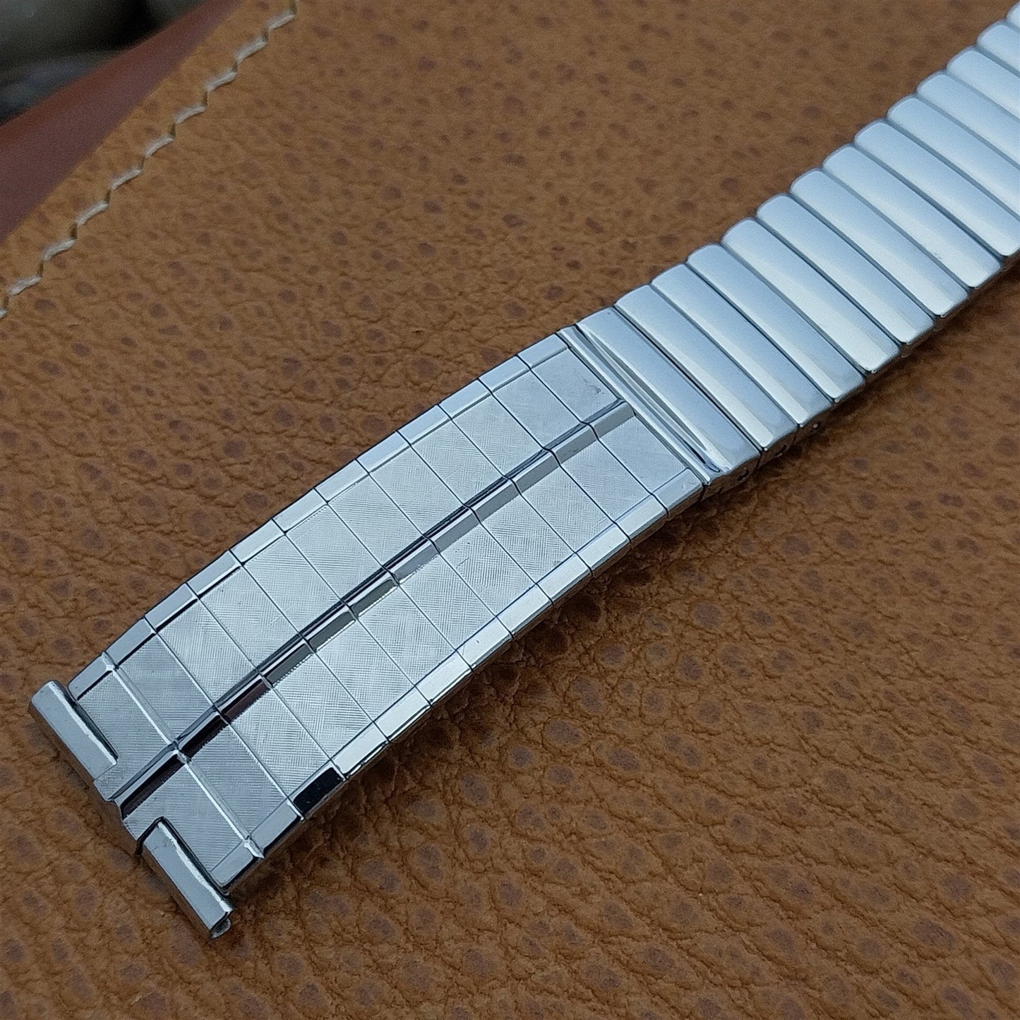 19mm 18mm nos 1960s Stainless Steel JB Champion Unused Vintage Watch Band