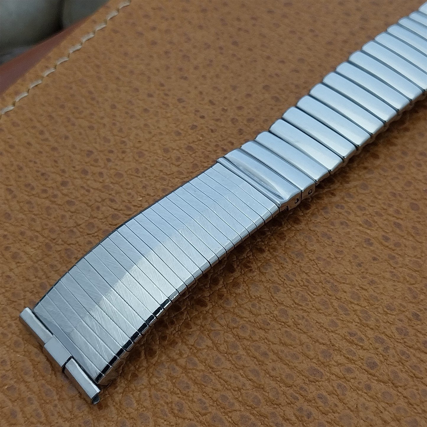 19mm 18mm 17.2mm Stainless Steel JB Champion Unused nos 1960s Vintage Watch Band