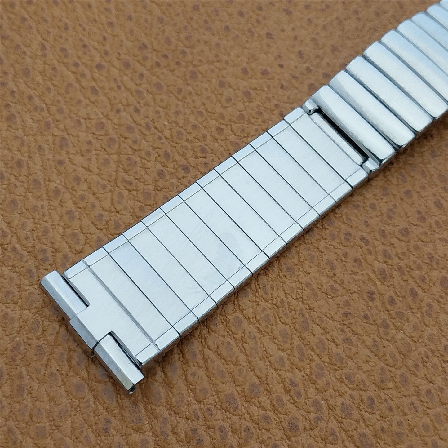 1960s Vintage Watch Band Stainless Steel JB Champion USA 19mm 18mm 17mm Unused