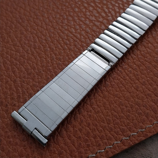 1960s Vintage Watch Band Stainless Steel JB Champion USA 19mm 18mm 17mm Unused