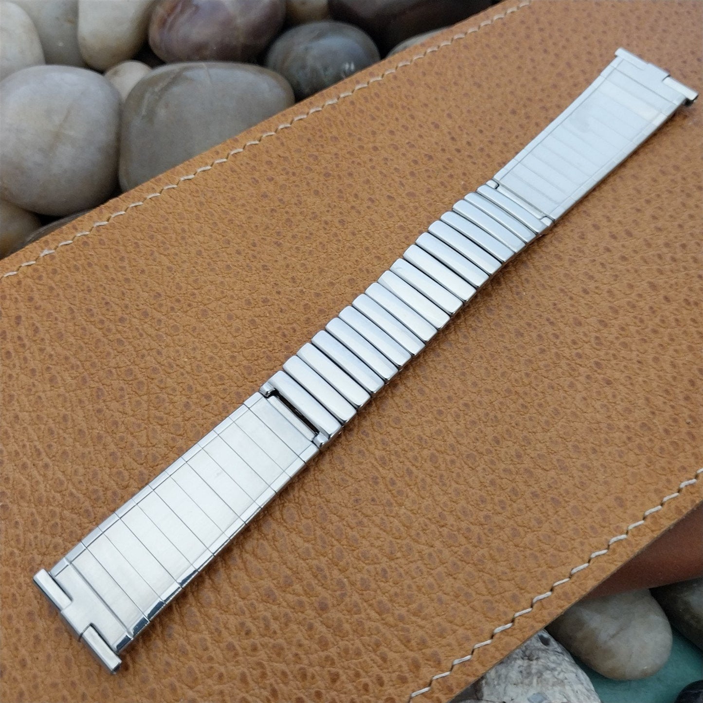 1960s Vintage Watch Band Stainless Steel JB Champion USA 19mm 18mm 17mm Unused