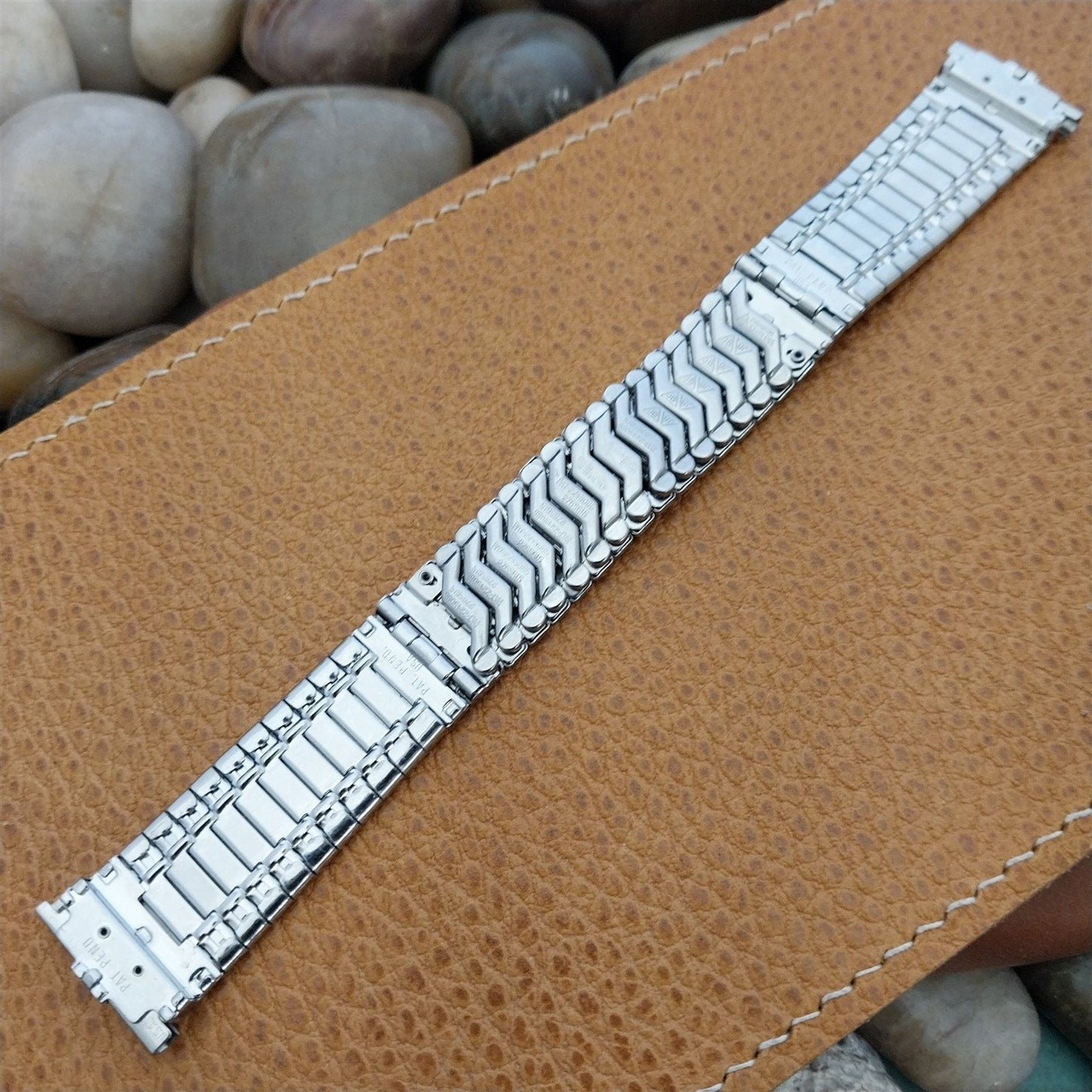 1960s Vintage Watch Band Stainless Steel JB Champion USA 19mm 18mm 17mm Unused