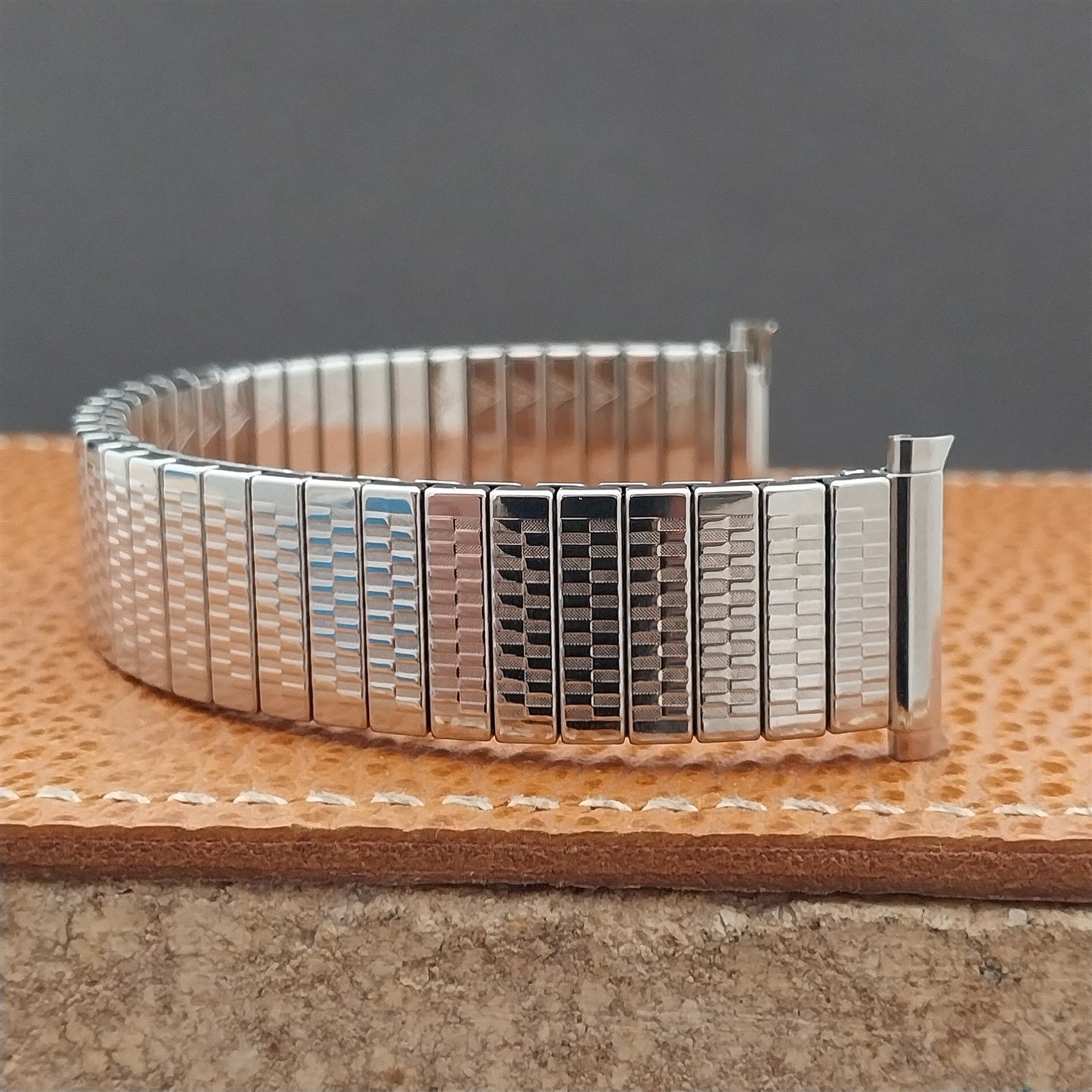 JB Champion Stainless Steel Expansion 1970s Vintage Watch Band 16mm 18mm 19mm