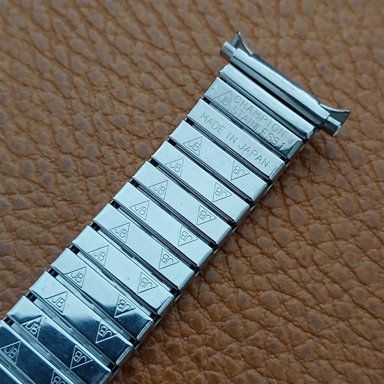 JB Champion Stainless Steel Expansion 1970s Vintage Watch Band 16mm 18mm 19mm