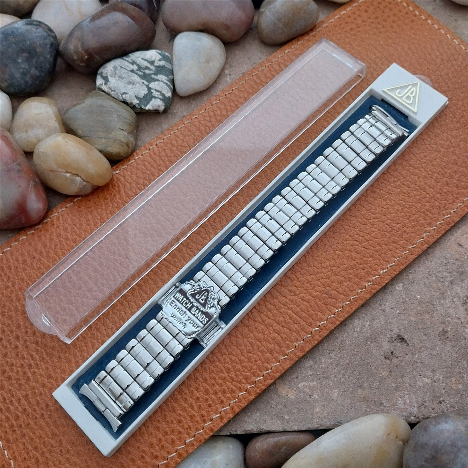 18mm 19mm 1960s Stainless Steel JB Champion Classic NOS 1960s Vintage Watch Band