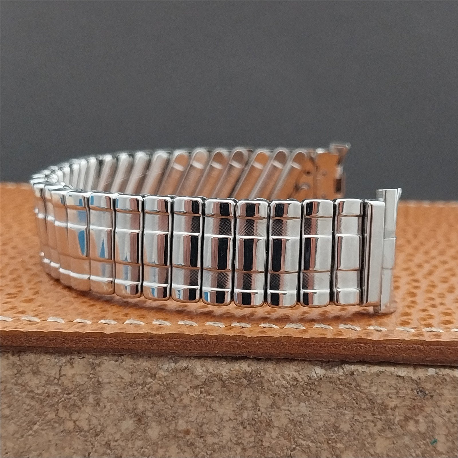 18mm 19mm 1960s Stainless Steel JB Champion Classic NOS 1960s Vintage Watch Band