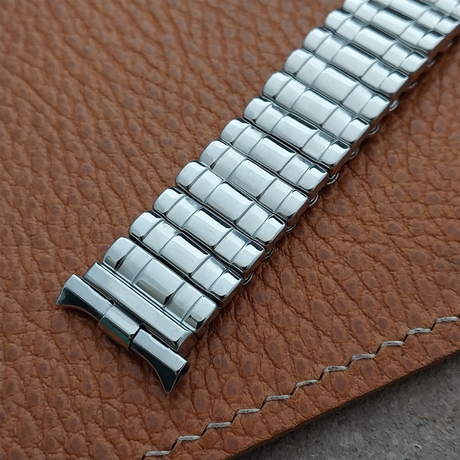 18mm 19mm 1960s Stainless Steel JB Champion Classic NOS 1960s Vintage Watch Band