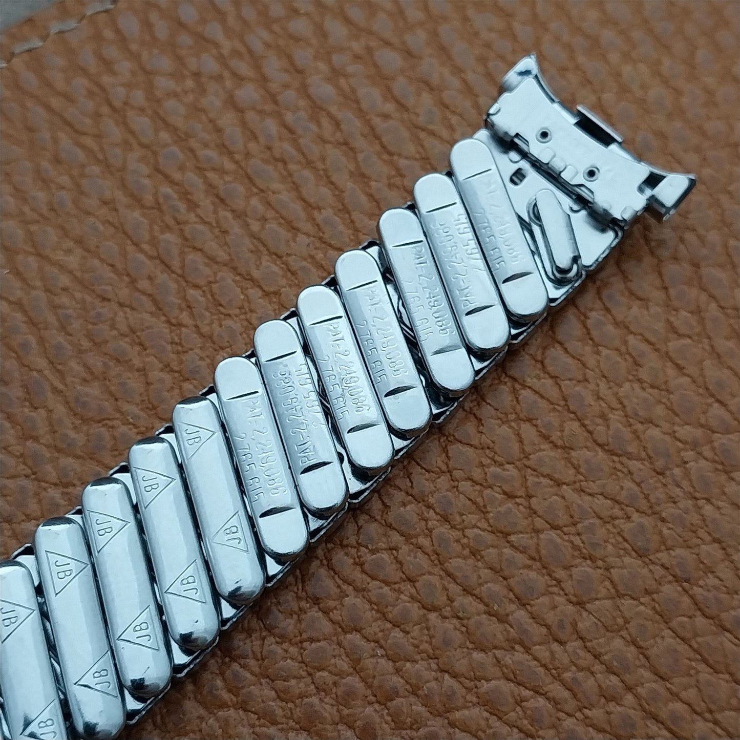 18mm 19mm 1960s Stainless Steel JB Champion Classic NOS 1960s Vintage Watch Band
