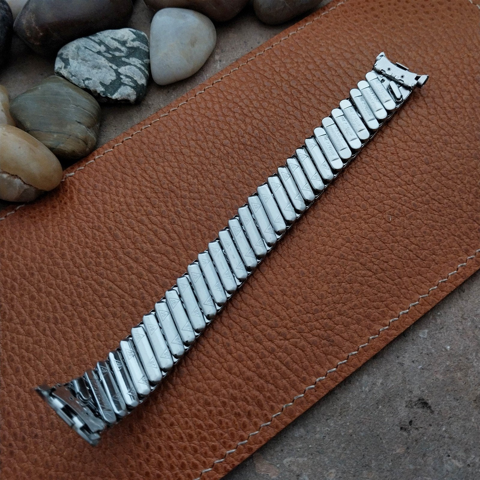 18mm 19mm 1960s Stainless Steel JB Champion Classic NOS 1960s Vintage Watch Band