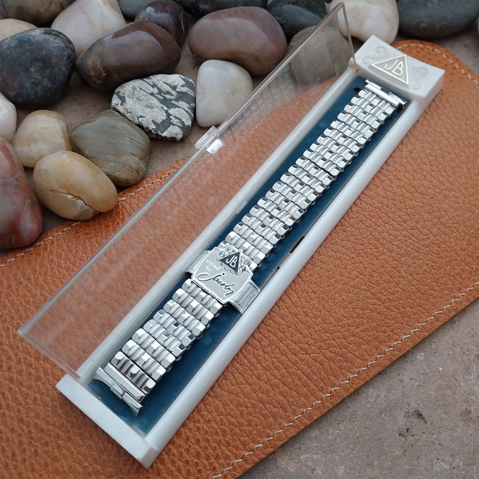 18mm 19mm Stainless Steel JB Champion Classic 1960s Unused Vintage Watch Band