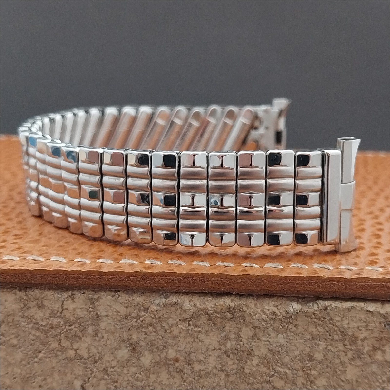 18mm 19mm Stainless Steel JB Champion Classic 1960s Unused Vintage Watch Band