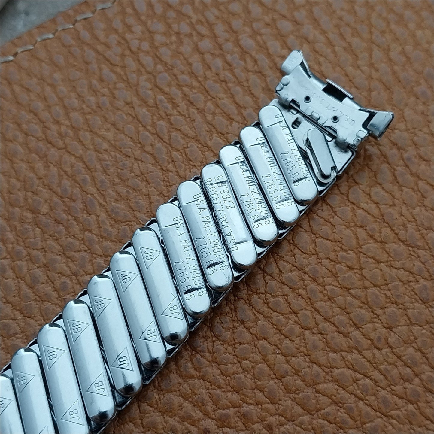 18mm 19mm Stainless Steel JB Champion Classic 1960s Unused Vintage Watch Band