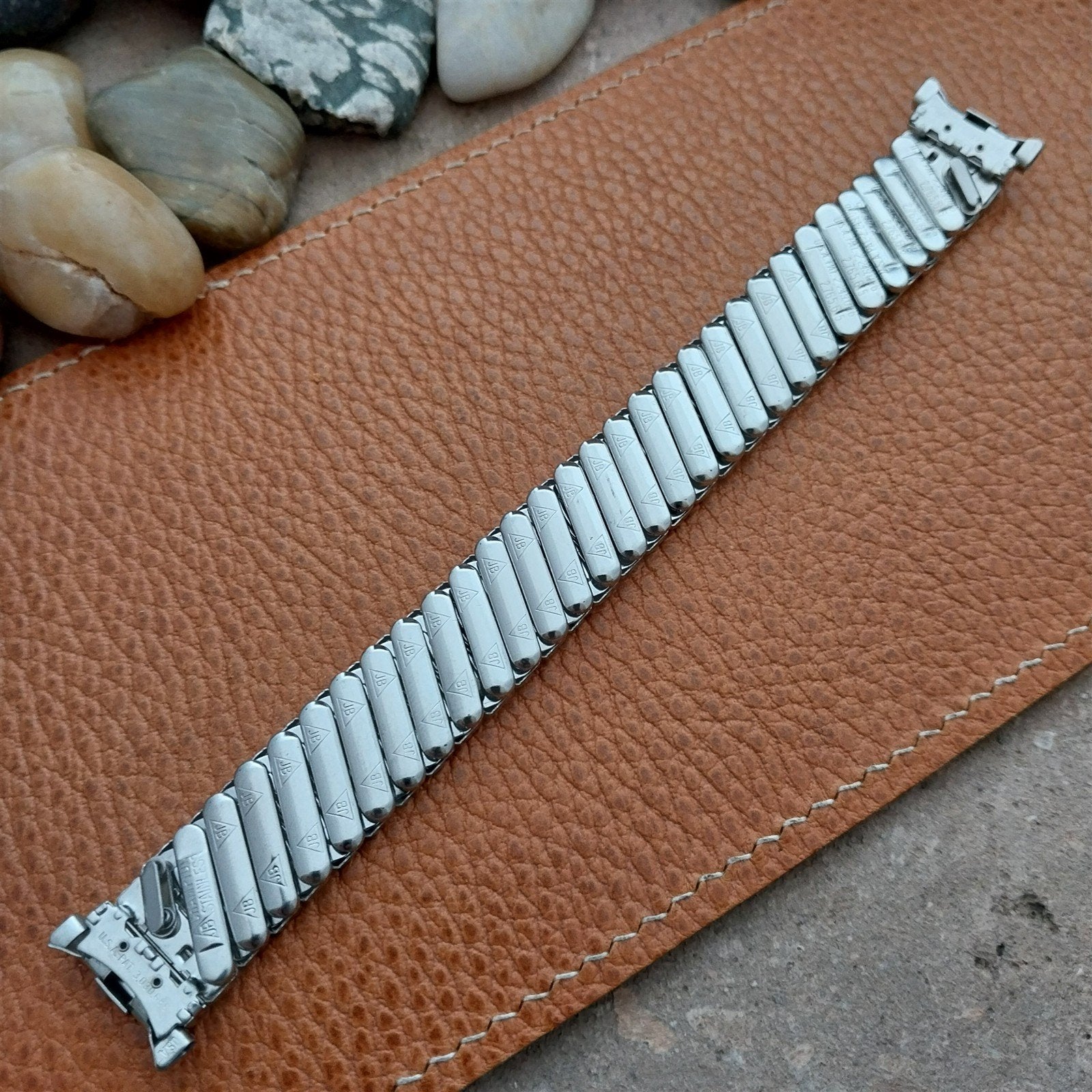 18mm 19mm Stainless Steel JB Champion Classic 1960s Unused Vintage Watch Band