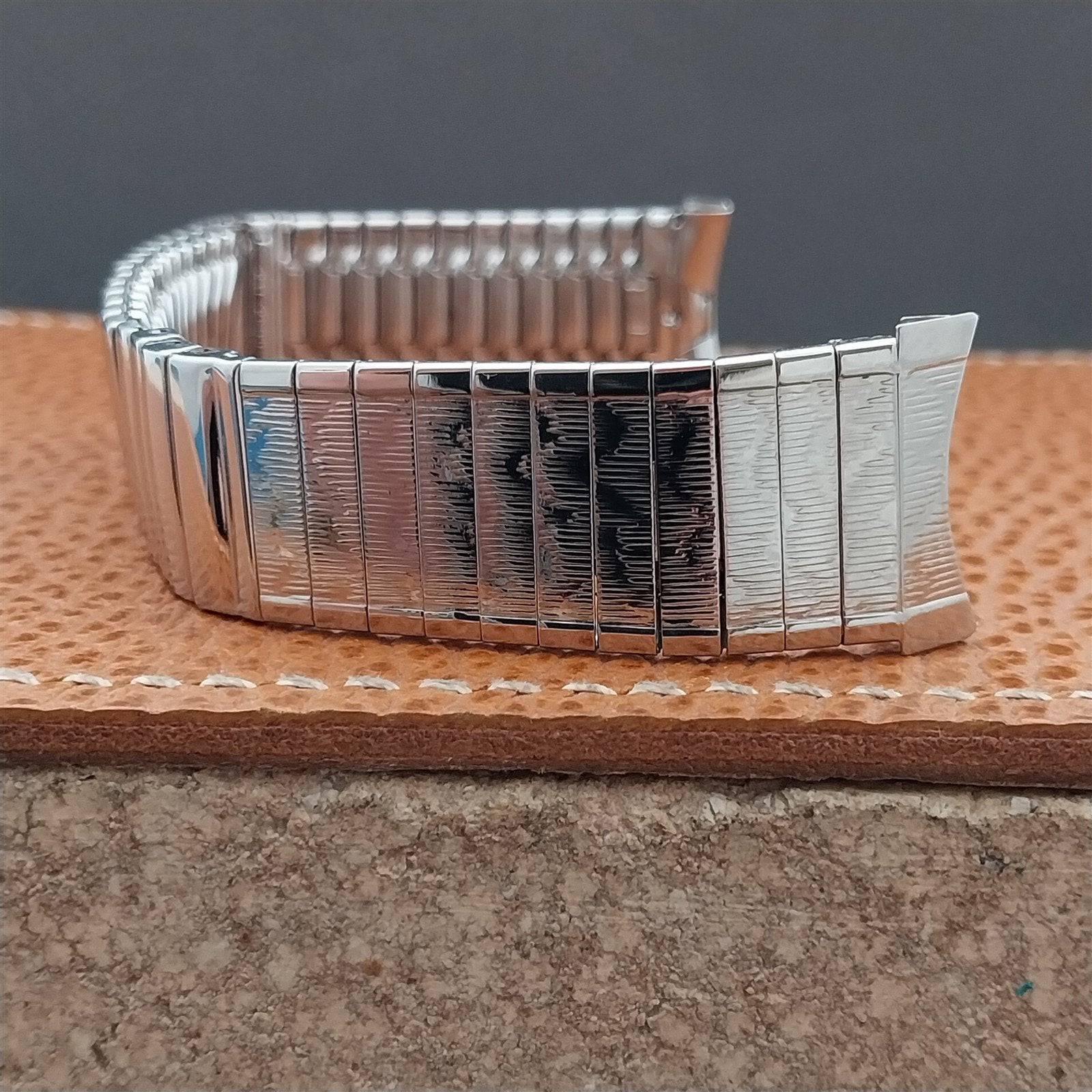 Vintage JB Champion 19mm 18mm 17mm Stainless Steel NOS Classic 1960s Watch Band