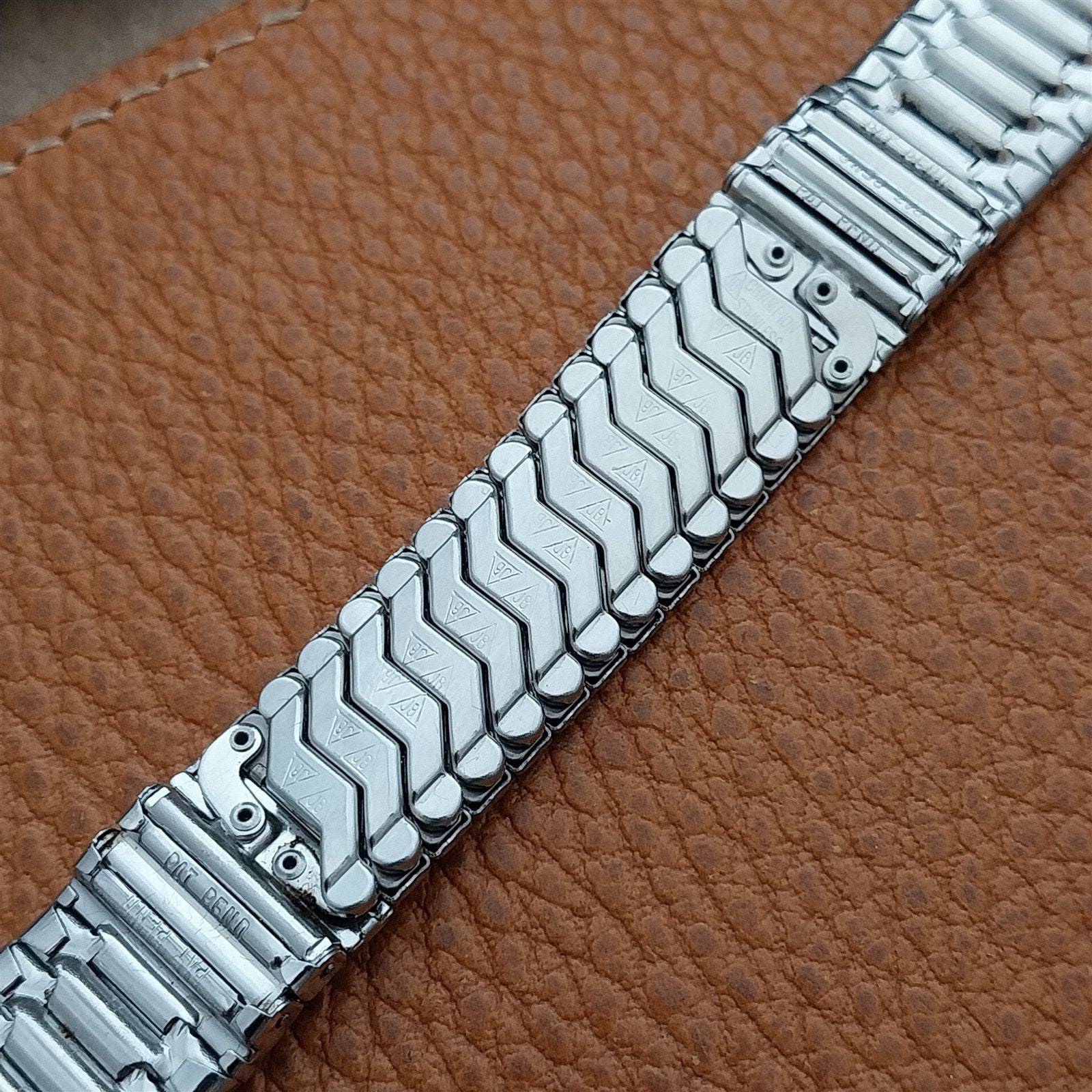 Vintage JB Champion 19mm 18mm 17mm Stainless Steel NOS Classic 1960s Watch Band