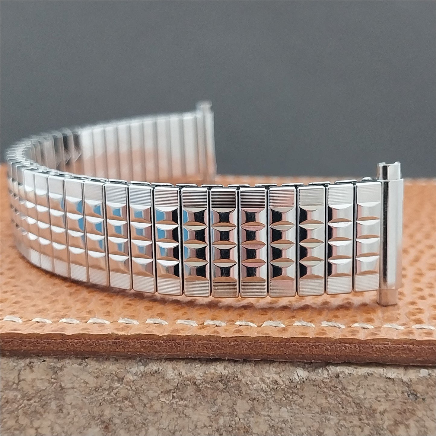 JB Champion Stainless Steel Expansion 1970s old-stock Watch Band 16mm 18mm 19mm