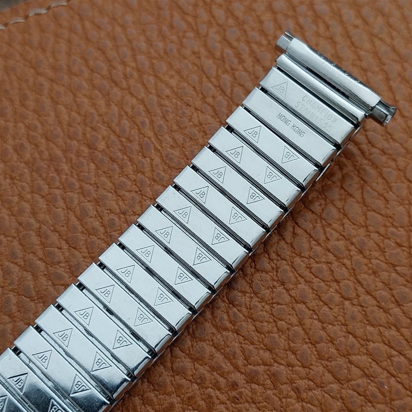 JB Champion Stainless Steel Expansion 1970s old-stock Watch Band 16mm 18mm 19mm