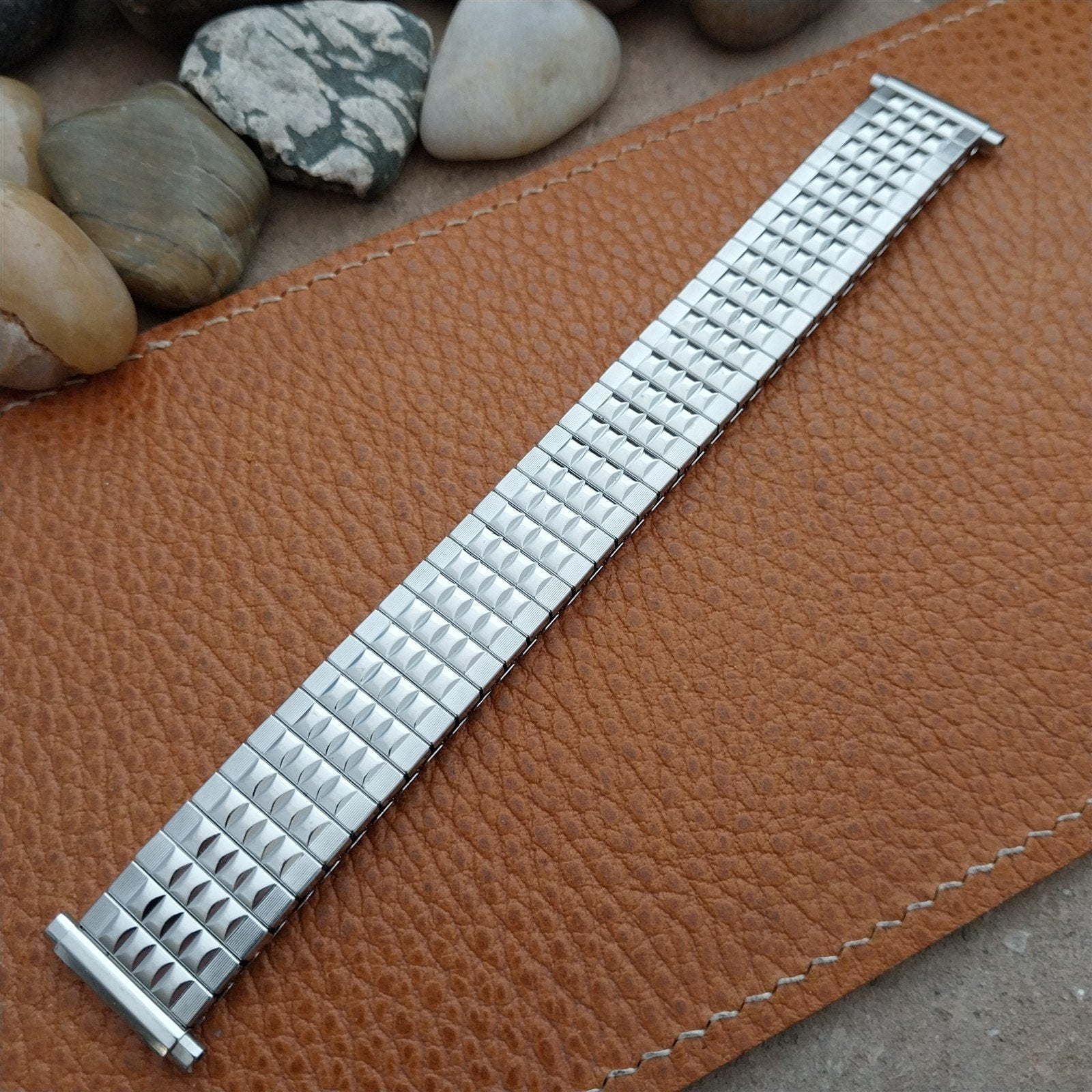 JB Champion Stainless Steel Expansion 1970s old-stock Watch Band 16mm 18mm 19mm