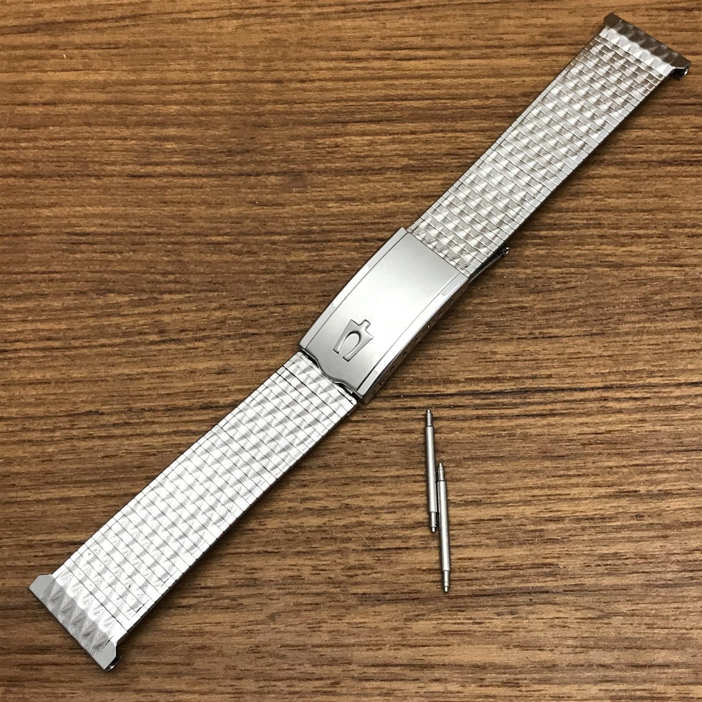 20mm Accutron Stainless Steel Duchess nos Unused 1960s mcm Vintage Watch Band