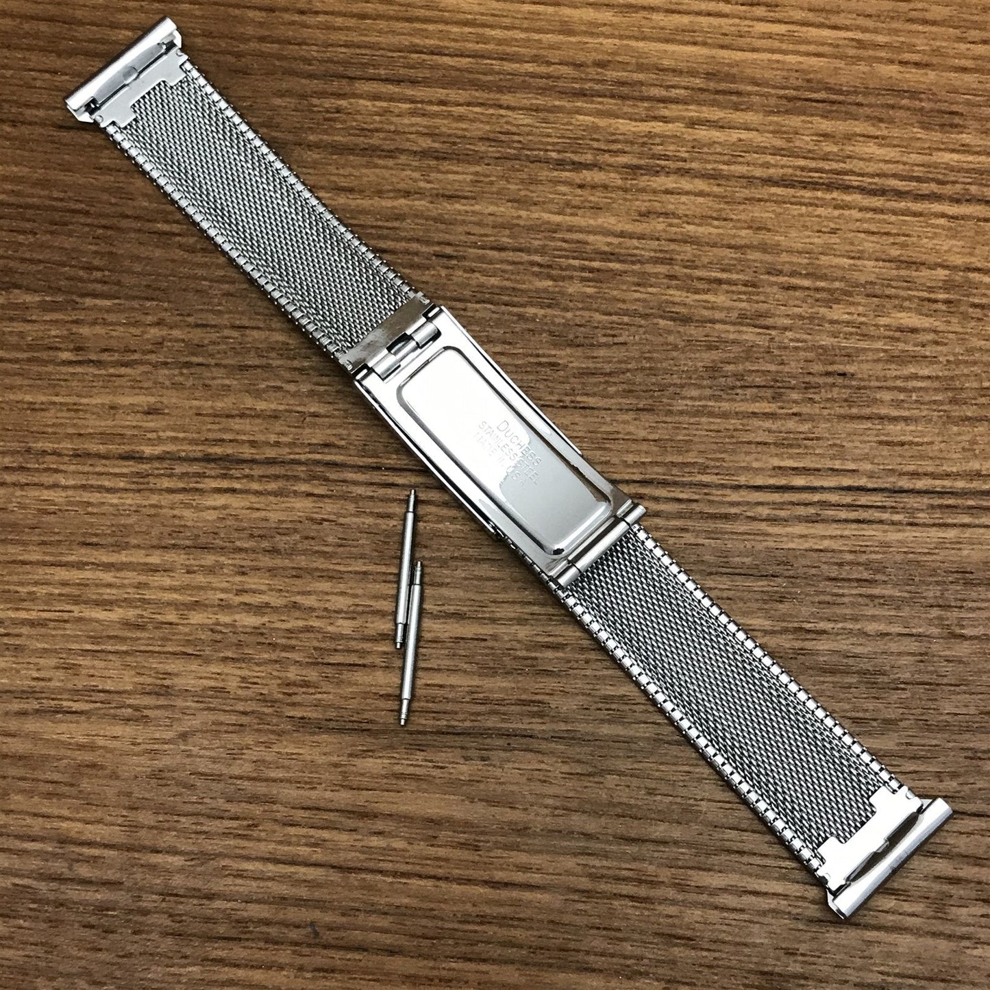 20mm Accutron Stainless Steel Duchess nos Unused 1960s mcm Vintage Watch Band