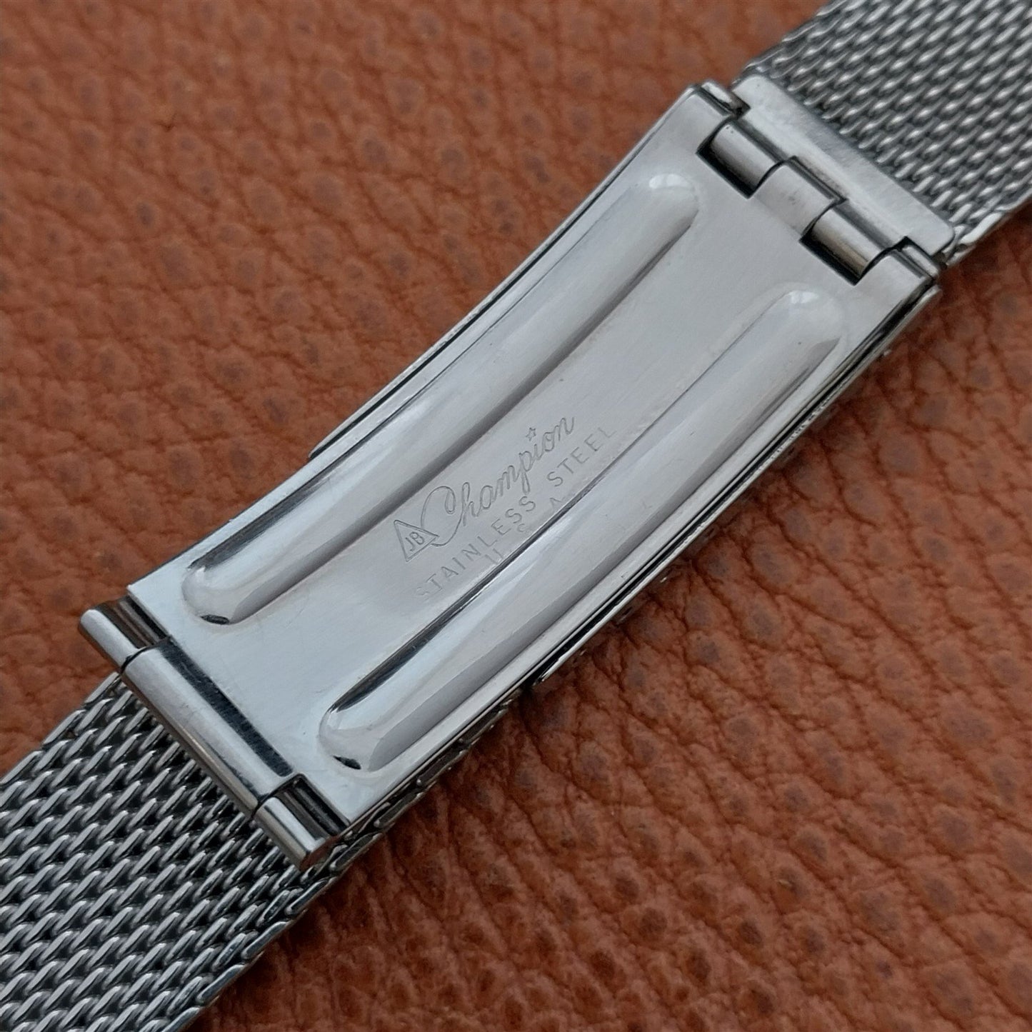 1960s Vintage Accutron Stainless Steel Mesh 17.2mm Unused Classic Watch Band