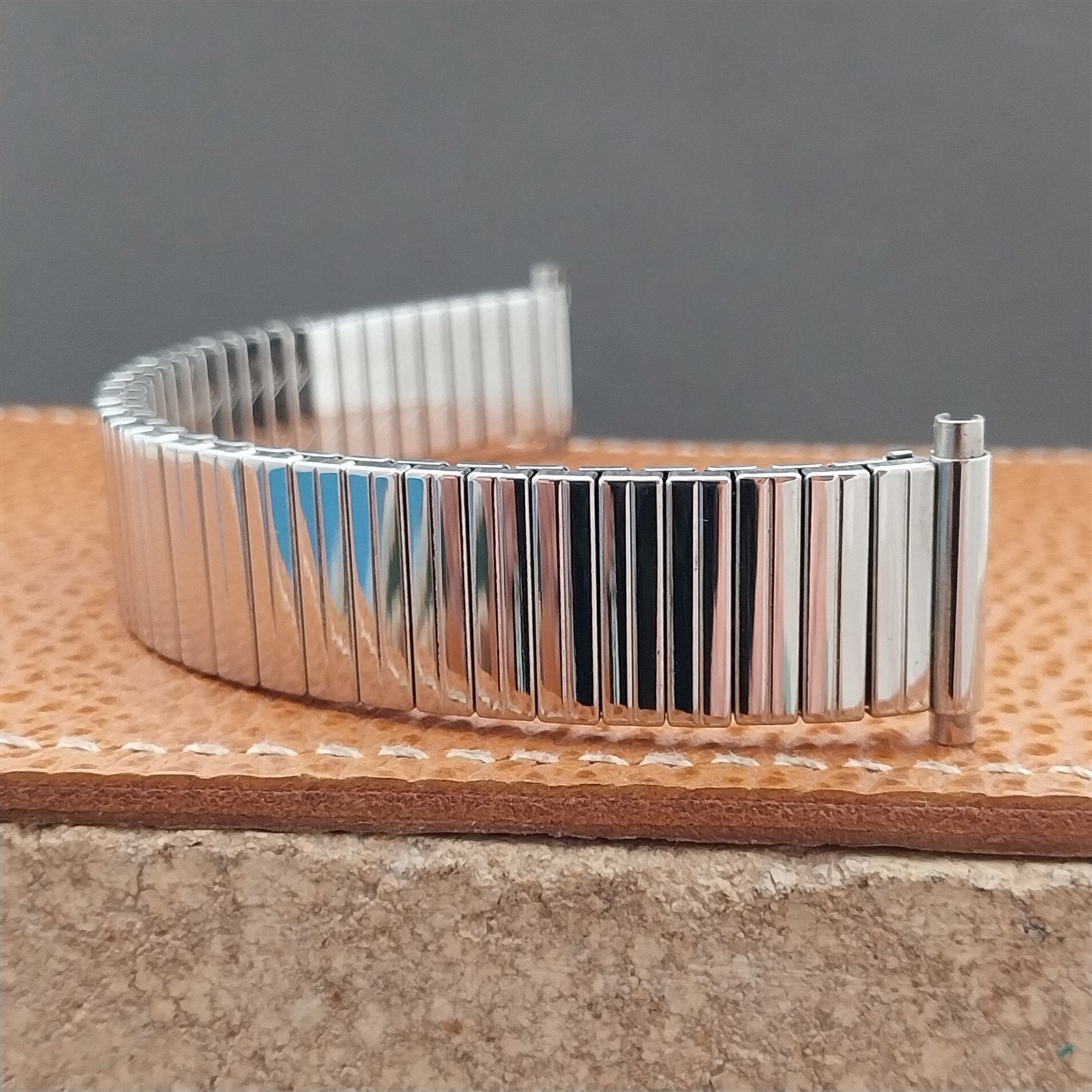JB Champion Stainless Steel Expansion 1970s Vintage Watch Band 16mm 18mm 19mm