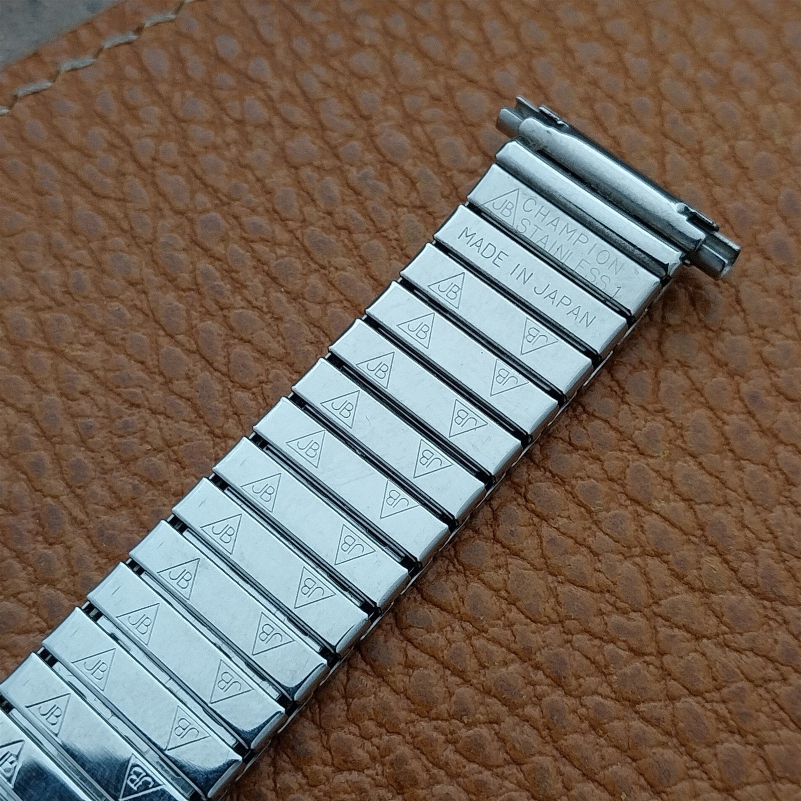 JB Champion Stainless Steel Expansion 1970s Vintage Watch Band 16mm 18mm 19mm