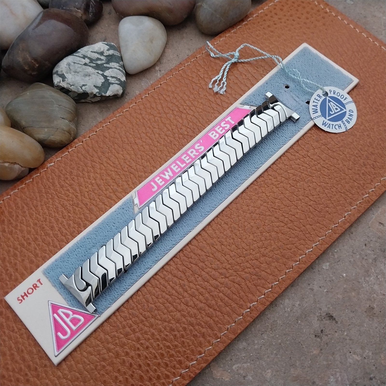 40s Vintage Stainless Steel JB Champion Short Classic Stretch Unused Watch Band