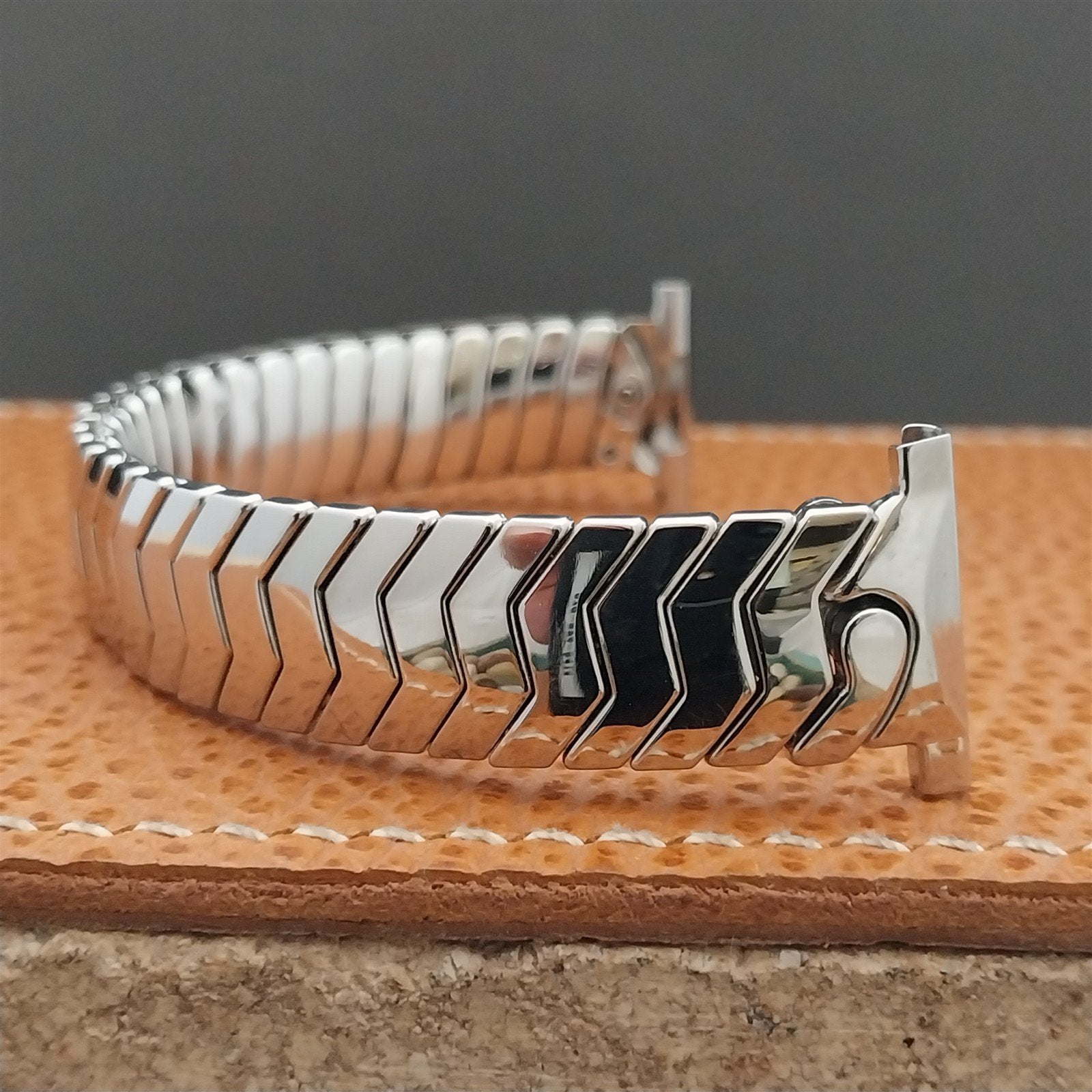 Stainless Steel JB Royal Champion Short Expansion nos 1940s Vintage Watch Band