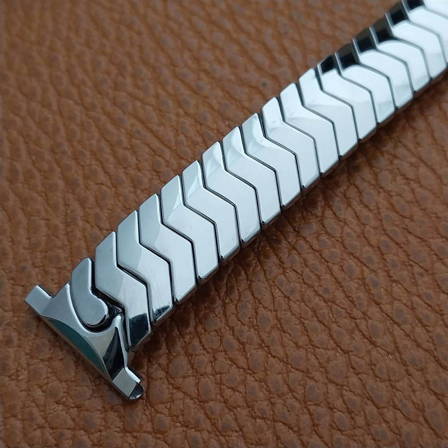 Stainless Steel JB Royal Champion Short Expansion nos 1940s Vintage Watch Band