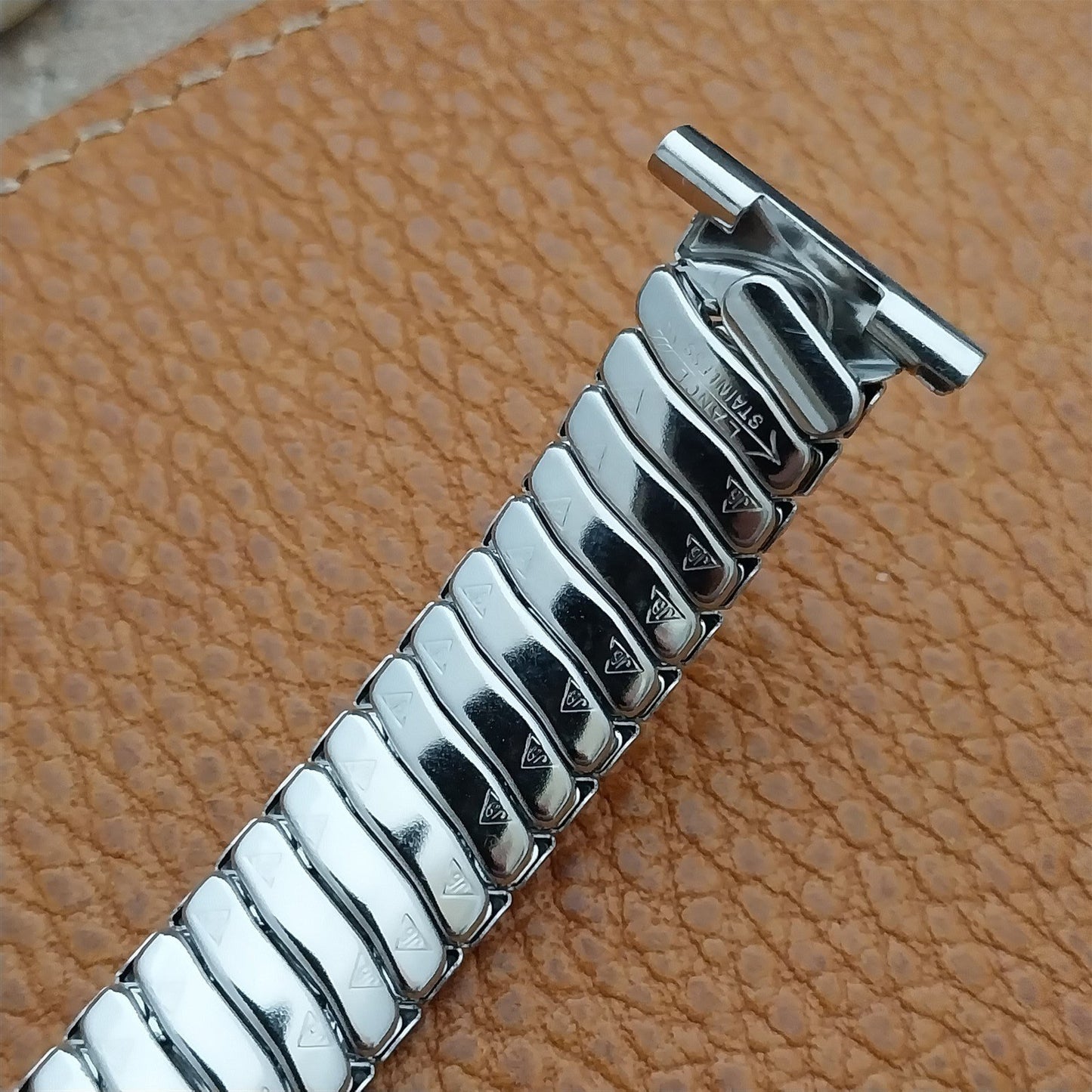 Stainless Steel JB Royal Champion Short Expansion nos 1940s Vintage Watch Band