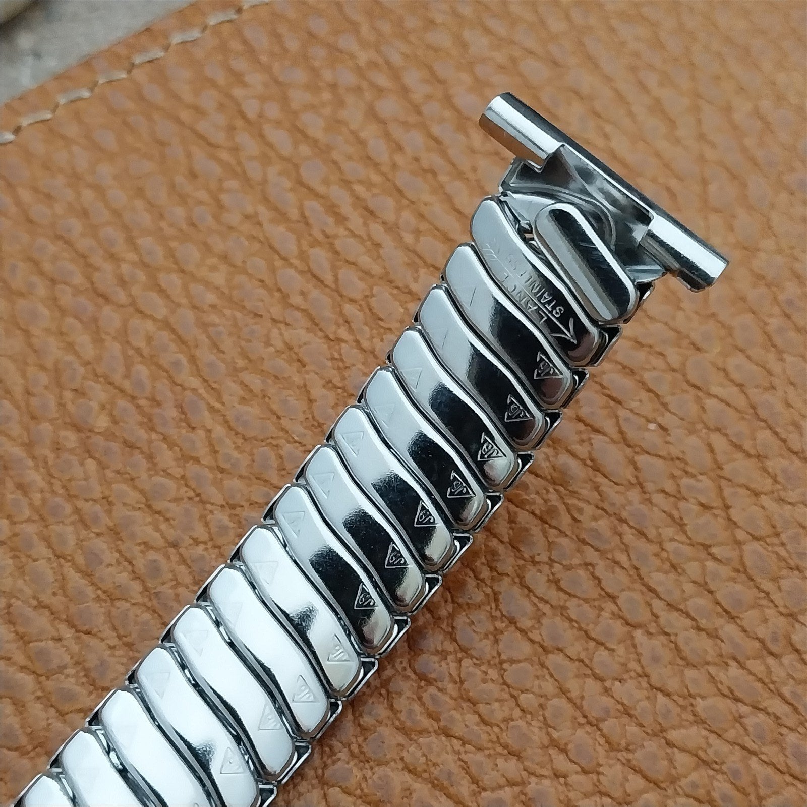 Stainless Steel JB Royal Champion Short Expansion nos 1940s Vintage Watch Band