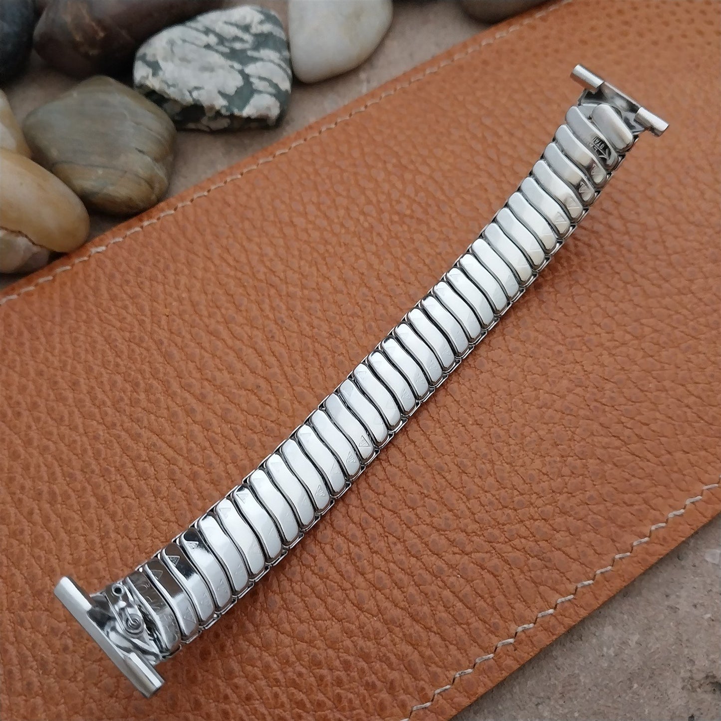 Stainless Steel JB Royal Champion Short Expansion nos 1940s Vintage Watch Band