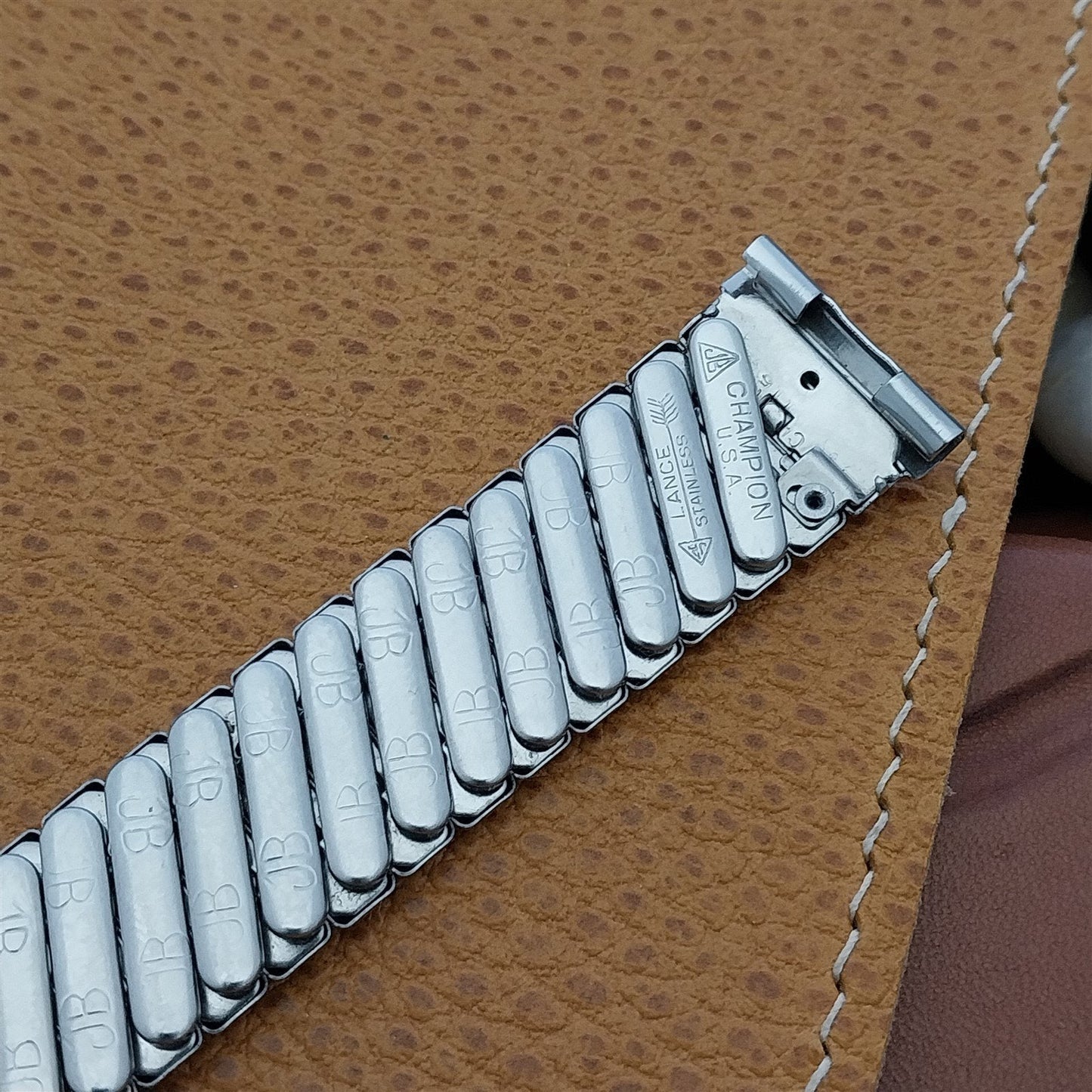 Stainless Steel JB Champion Edgecombe 19mm 18mm Unused 1950s Vintage Watch Band