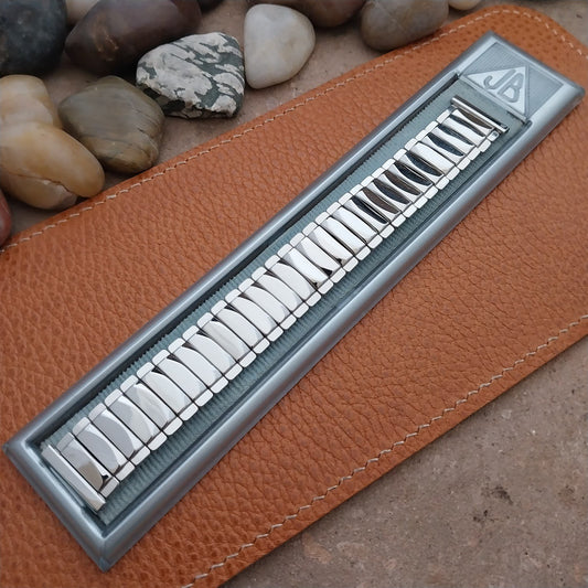 19mm 18mm JB Champion Wide Stainless Classic Stretch 1950s Vintage Watch Band