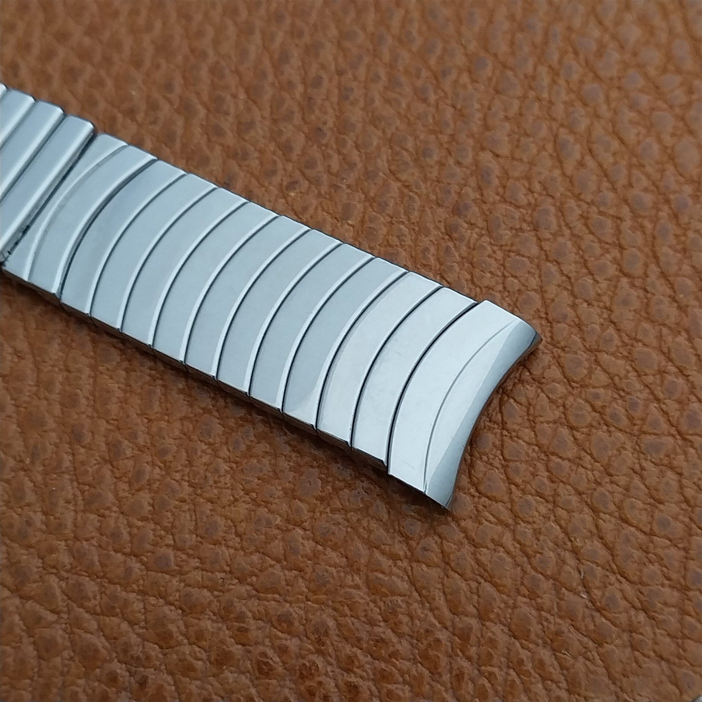 17.2mm JB Champion Stainless Classic Stretch Unused NOS 1950s Vintage Watch Band