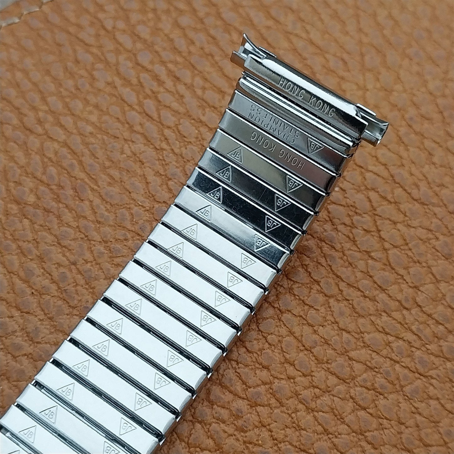 Vintage Stainless Steel JB Champion Unused 1970s Watch Band 18mm 19mm 20mm