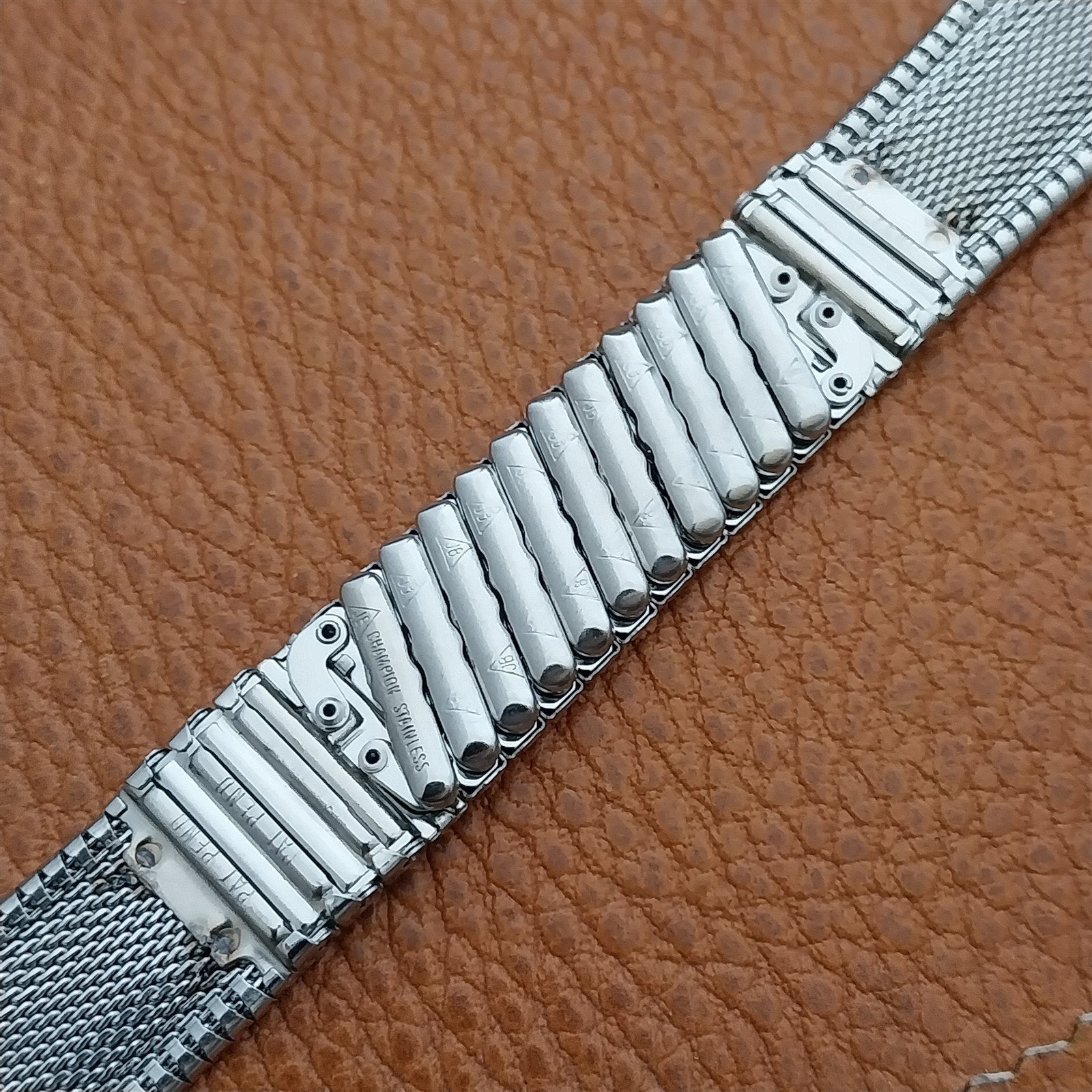 Vintage 19mm 18mm 17mm Stainless Classic Stretch 1960s JB Champion Watch Band