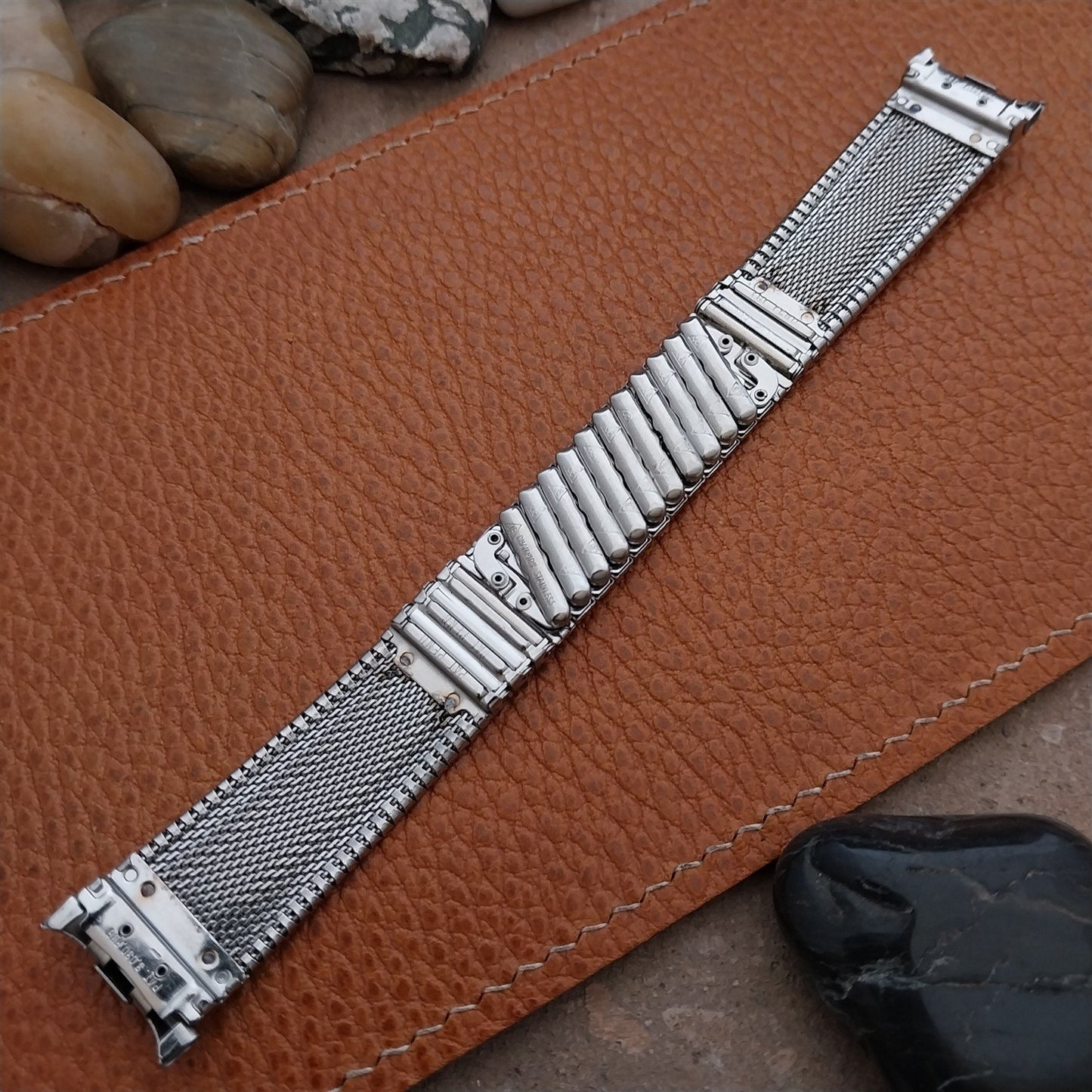 Vintage 19mm 18mm 17mm Stainless Classic Stretch 1960s JB Champion Watch Band