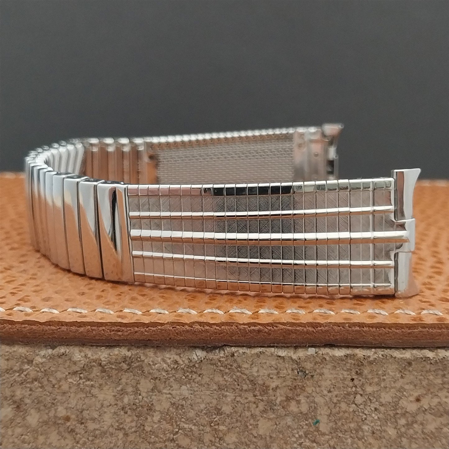 19mm 18mm 17mm JB Champion Stainless Classic Stretch 1960s Vintage Watch Band