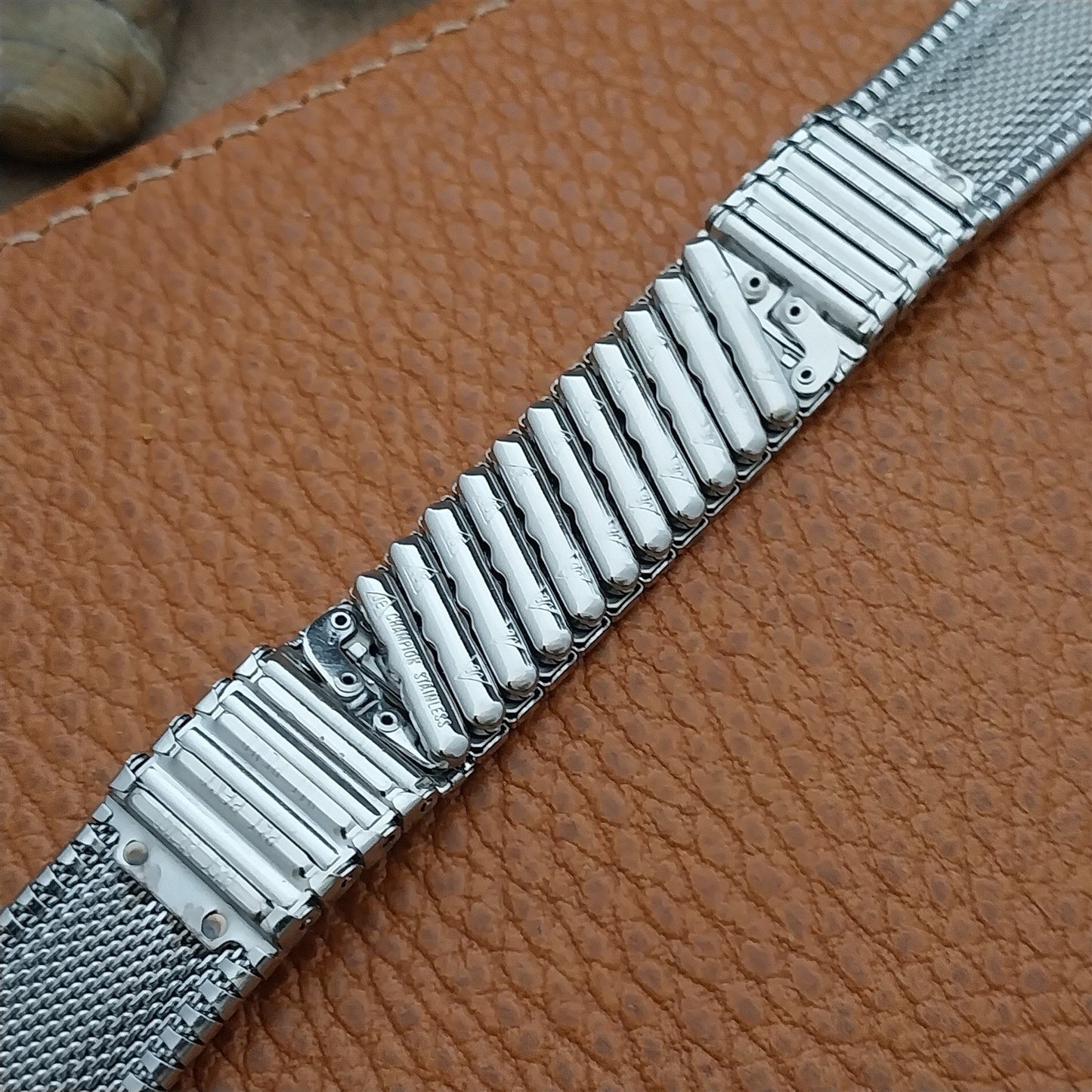 19mm 18mm 17mm JB Champion Stainless Classic Stretch 1960s Vintage Watch Band